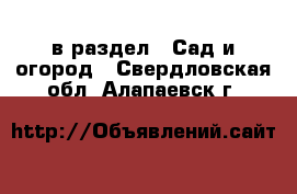  в раздел : Сад и огород . Свердловская обл.,Алапаевск г.